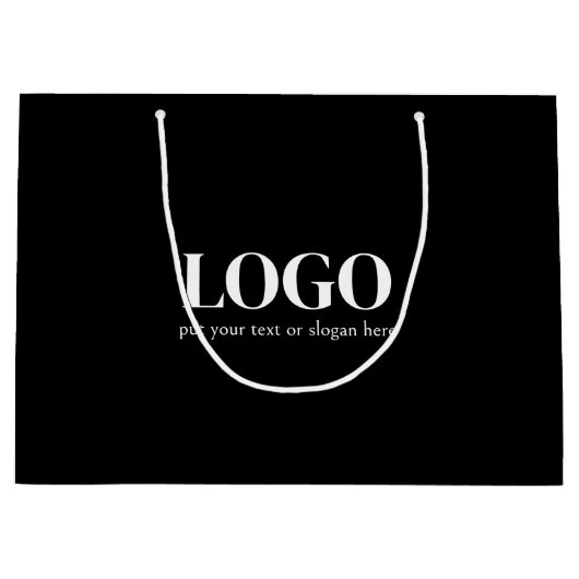 Aangepaste zwart-witactiviteiten groot cadeauzakje (Voorkant)