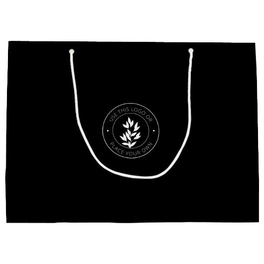 Aangepaste zwart-witactiviteiten groot cadeauzakje (Achterkant)