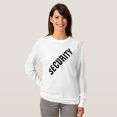 Aangepaste zwart-witte vrouwen Dubbele beveiliging T-shirt (Voorkant volledig)