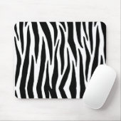 Aangepaste zwart-witte Zebra Muismat (Met muis)