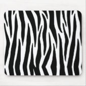 Aangepaste zwart-witte Zebra Muismat (Voorkant)