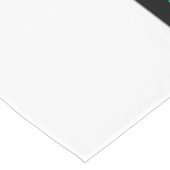 Aangepaste Zwarte Beurs Tafelkleed Logo Zakelijk (Gekanteld)