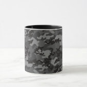 Aangepaste zwarte Camo Glass Mok (Midden)