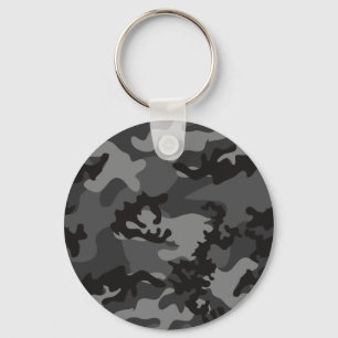 Aangepaste zwarte Camo-Sleutelhanger Sleutelhanger