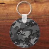 Aangepaste zwarte Camo-Sleutelhanger Sleutelhanger (Voorkant)
