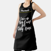 Aangepaste zwarte Chef-naam Aangepaste Big Pistole Schort (Insitu)