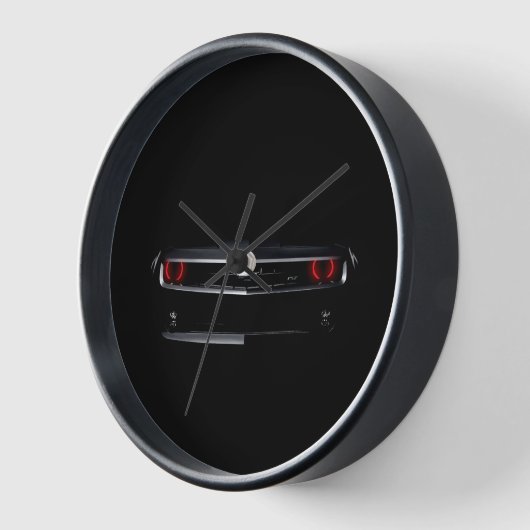 Aangepaste zwarte Chevy Camaro (Hoek)