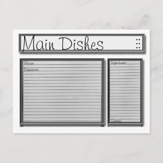 Aangepaste zwarte en witte kaart