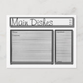 Aangepaste zwarte en witte kaart (Voorkant)