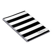 Aangepaste zwarte en witte stripper-laptop notitieboek (Rechterzijde)