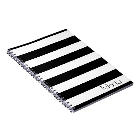 Aangepaste zwarte en witte stripper-laptop notitieboek (Rechterzijde)