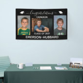 Aangepaste zwarte foto Banner Afstuderen High Scho (Beurs)