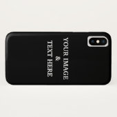 Aangepaste zwarte foto voor persoonlijk gebruik Case-Mate iPhone case (Achterkant (horizontaal))