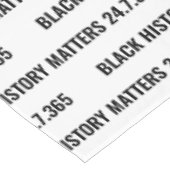 Aangepaste ZWARTE GESCHIEDENIS MAAND Tafelkleed (Gekanteld)