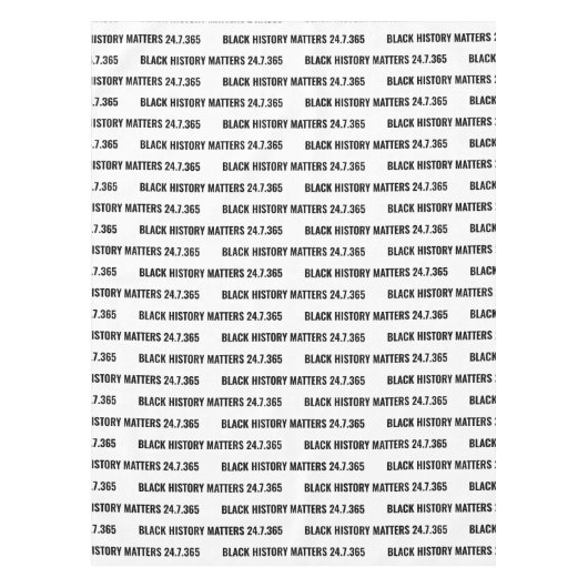 Aangepaste ZWARTE GESCHIEDENIS MAAND Tafelkleed (Voorkant)