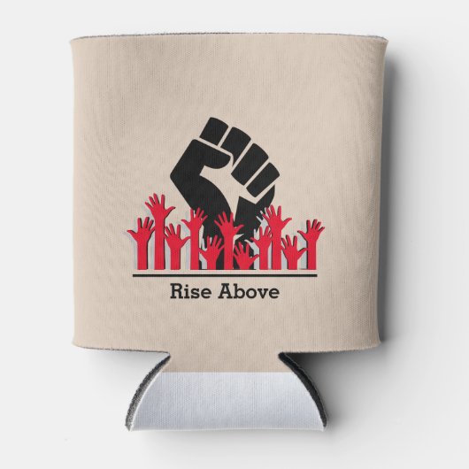 Aangepaste zwarte-geschiedenismaand hierboven blikjeskoeler (Voorkant)