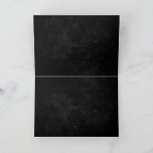 Aangepaste Zwarte Grunge Textuur Bedankt (Binnen)