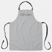 Aangepaste Zwarte Handtekening Koken Gift voor Che Schort (Voorkant)