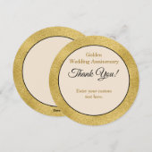 Aangepaste zwarte, ivoor- en goudlade Bord-kaart Feestdagenkaart (Voorkant / Achterkant)