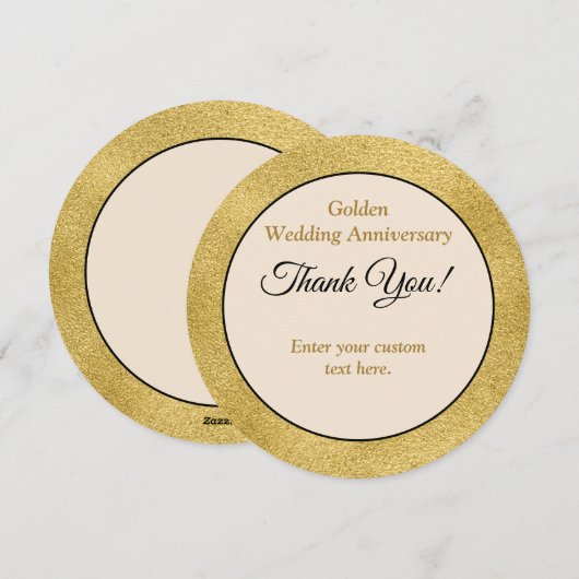 Aangepaste zwarte, ivoor- en goudlade Bord-kaart Feestdagenkaart (Voorkant / Achterkant)