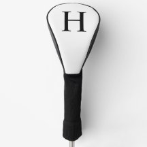 Aangepaste Zwarte Klassieke Moderne Monogram