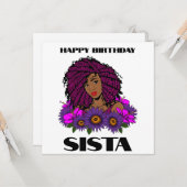 Aangepaste, zwarte koninginnenpaasmakerij kaart (Voorkant / Achterkant in situ)