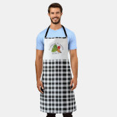 Aangepaste zwarte markt voor groenten en fruit schort (Gedragen)