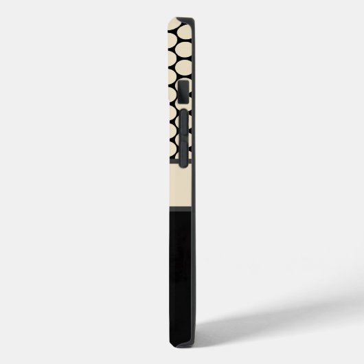 Aangepaste zwarte pooldots telefoontas Case-Mate iPhone case (Achterkant / Links)