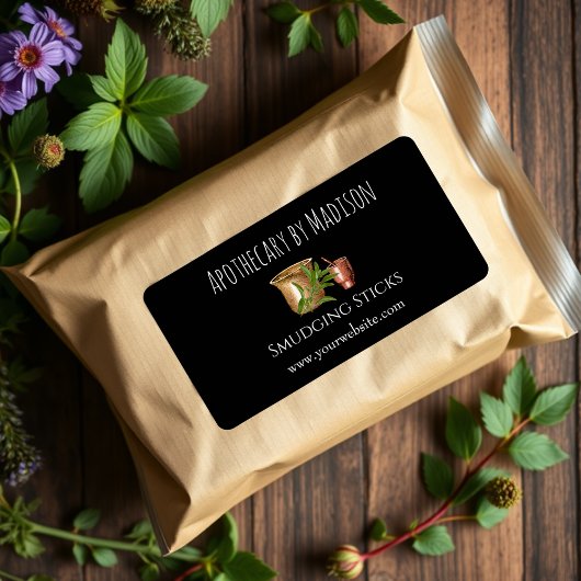 Aangepaste zwarte-sliblabels etiket