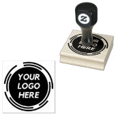Aangepaste zwarte, speciaal voor bedrijven bestemd rubberstempel (Gestempeld)