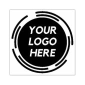 Aangepaste zwarte, speciaal voor bedrijven bestemd rubberstempel (Afrduk)