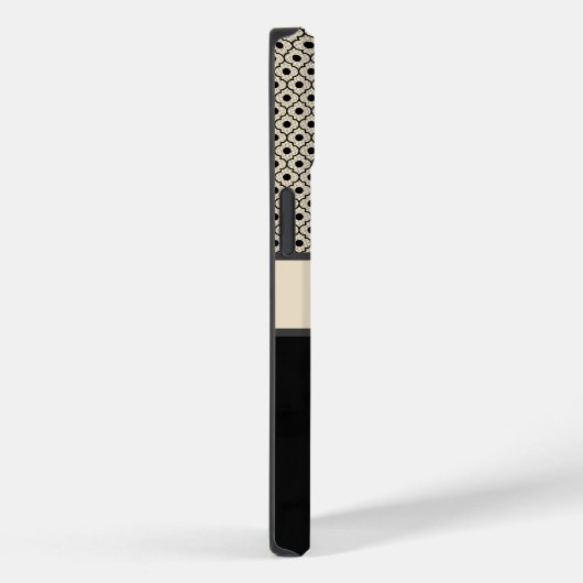 Aangepaste zwarte Stippen telefoontas Case-Mate iPhone Case (Achterkant / Rechts)