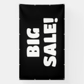 Aangepaste zwarte verkoop banner (Verticaal)