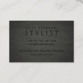 Aangepaste zwarte Visitekaartjes (Voorkant)