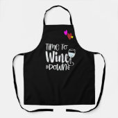 Aangepaste zwarte wind Wind Wind Down Speciaal Schort (Voorkant)