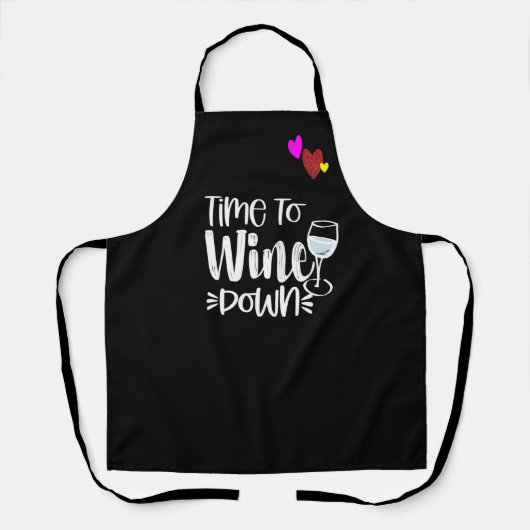 Aangepaste zwarte wind Wind Wind Down Speciaal Schort (Voorkant)