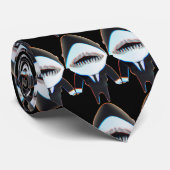 Aangepaste zwarte zonnebril voor haaienvinnen stropdas (Opgerold)