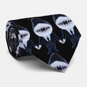 Aangepaste zwarte zonnebril voor haaienvinnen stropdas (Opgerold)