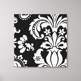 Aangepaste zwartwitscherm canvas afdruk