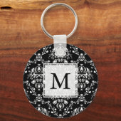 Aangepaste zwartwitscherm sleutelhanger (Voorkant)