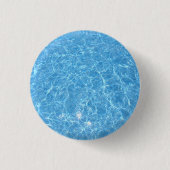 Aangepaste zwembad Blauwe waterblanco Sjabloon Ronde Button 3,2 Cm (Voorkant)