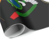 Aangepaste zwemdag cadeaupapier (Rol Hoek)