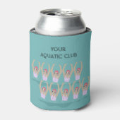 Aangepaste zwemmers Aquatic Club Blikjeskoeler (Blikje Voorkant)