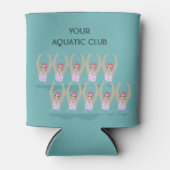 Aangepaste zwemmers Aquatic Club Blikjeskoeler (Voorkant)