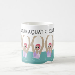 Aangepaste zwemmers Aquatic Club Koffiemok