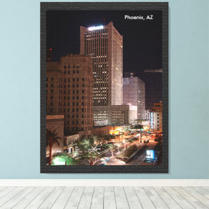 AangepastePhoenix, AZ 's NachtsProduct Canvas Afdruk