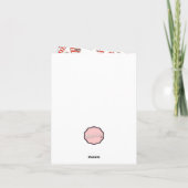 Aangepelbare Ontbijtkoek - Prettig Kerst Kaart (Achterkant)