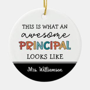 Aangepersonaliseerd hoofd Funny School Hoofd Keramisch Ornament