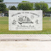 Aangepersonaliseerd welkom van de Camping Spandoek (Insitu)