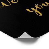 Aangepersonaliseerd Welkomstteken voor Las Vegas W Poster (Hoek)